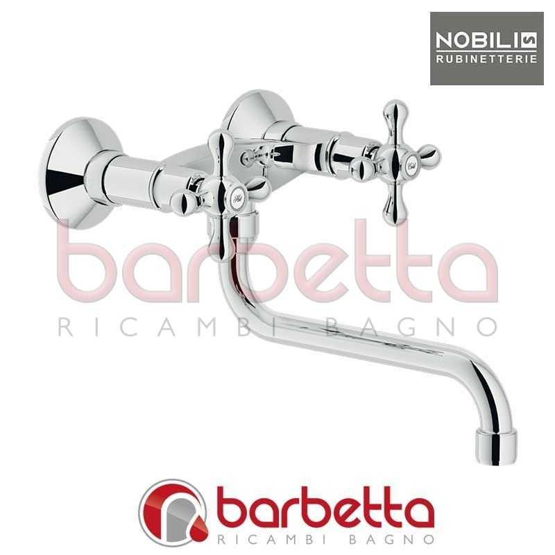 Rubinetteria Nobili Serie Grazia.Rubinetto Lavello A Parete Grazia Vitone Ceramico Cromo Nobili Grc5