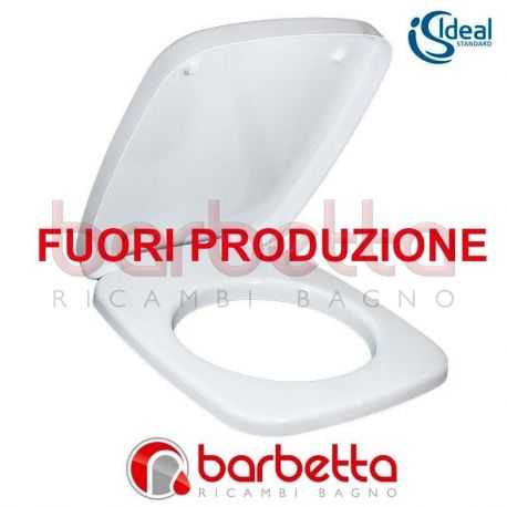 Lavabo Rubinetteria Ideal Standard Fuori Produzione.Sedile Copriwater Ideal Standard Newson Bianco T628101