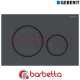 PLACCA GEBERIT SIGMA20 NERO OPACO DOPPIO TASTO 115.882.16.1